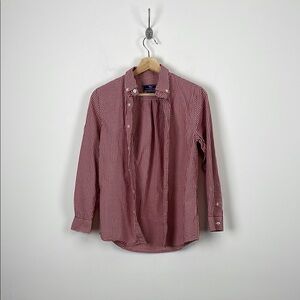 Vineyard Vine Boy's  M 12-14 Long Sleeve Button Down Checkered Whale (3) Shirts